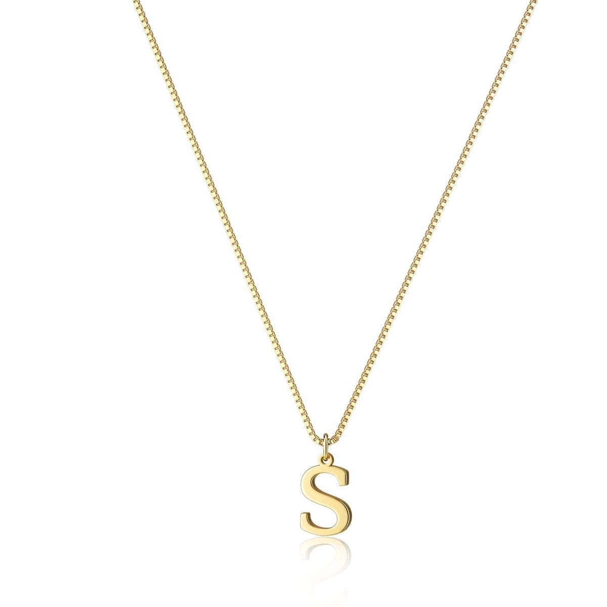 Gouden Ketting met Initialen voor Vrouw Persoonlijke Letter Sieraden