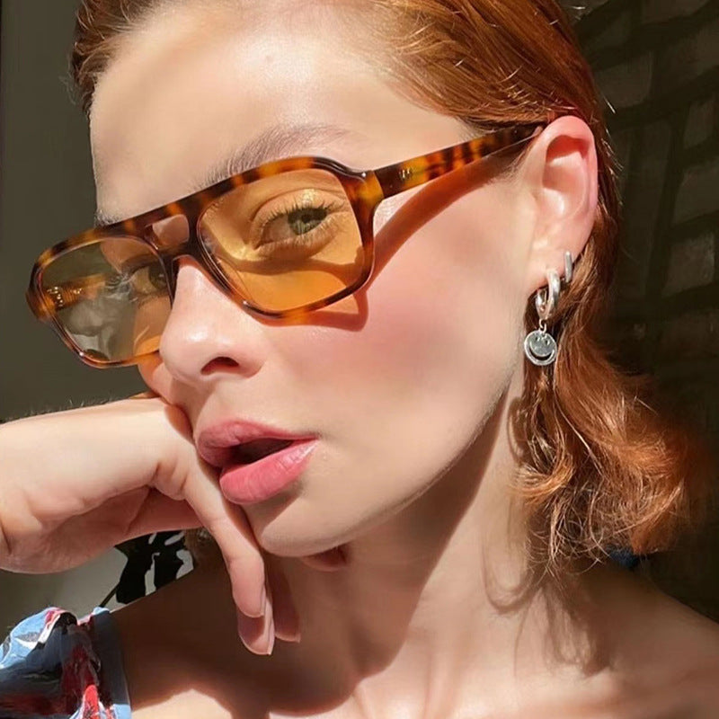 Dames Zonnebril Aviator Stijl Kleurige Lensen - StudioMarella