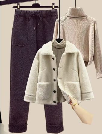 Dames Winterset Warm 3-Delig → Dames Winterset Warme 3-Delige Outfit