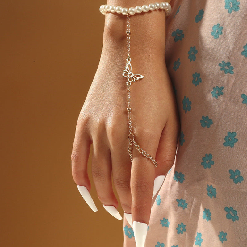 Vlindersieraden Set voor Dames met Ring Armband en Ketting