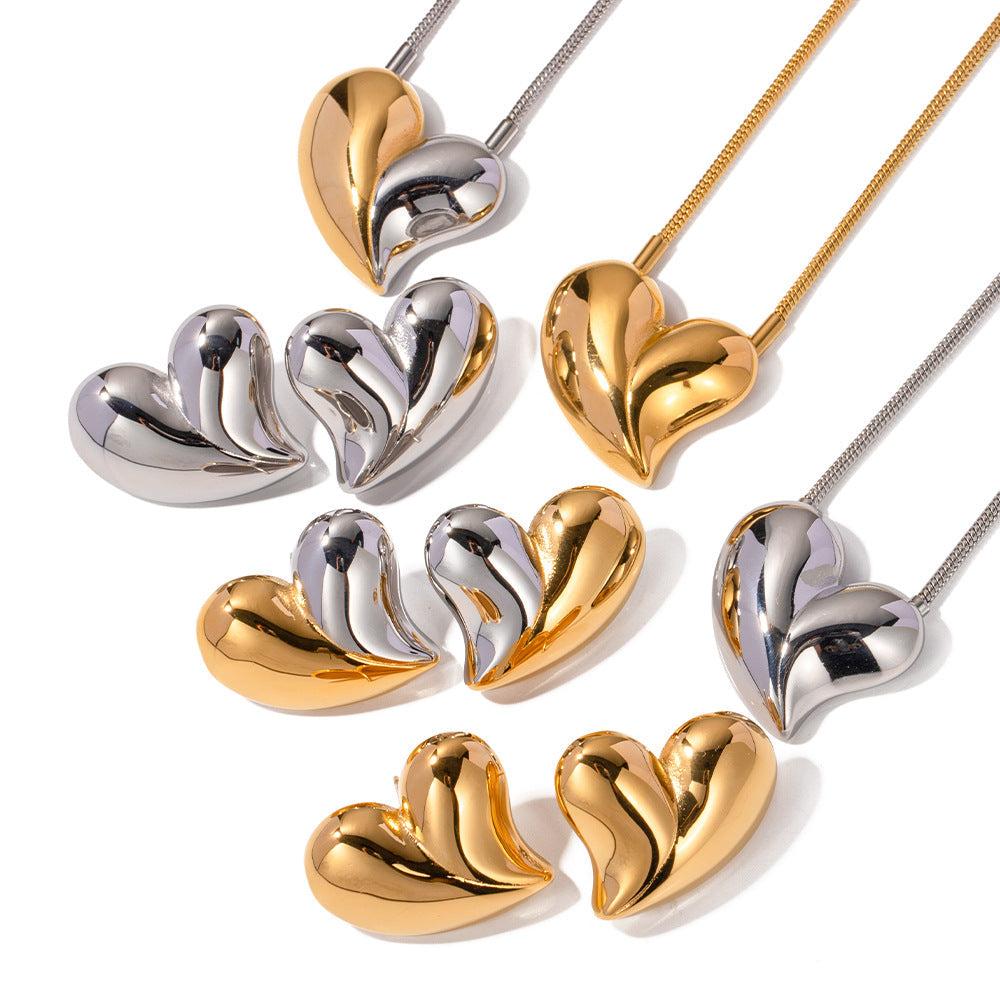 Gouden Hart Ketting voor Dames Trendy Design