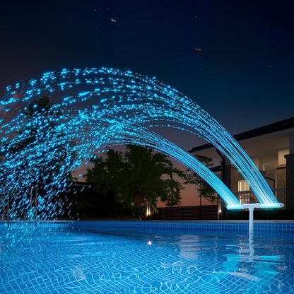 Zwembad Solar Fontein met RGB LED Verlichting voor Opblaasbaar Zwembad