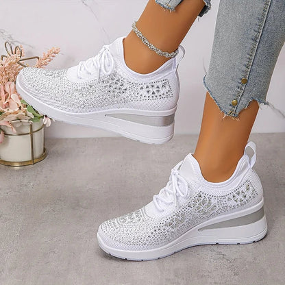 Dames Comfortabele Sneakers Met Stevige Pasvorm