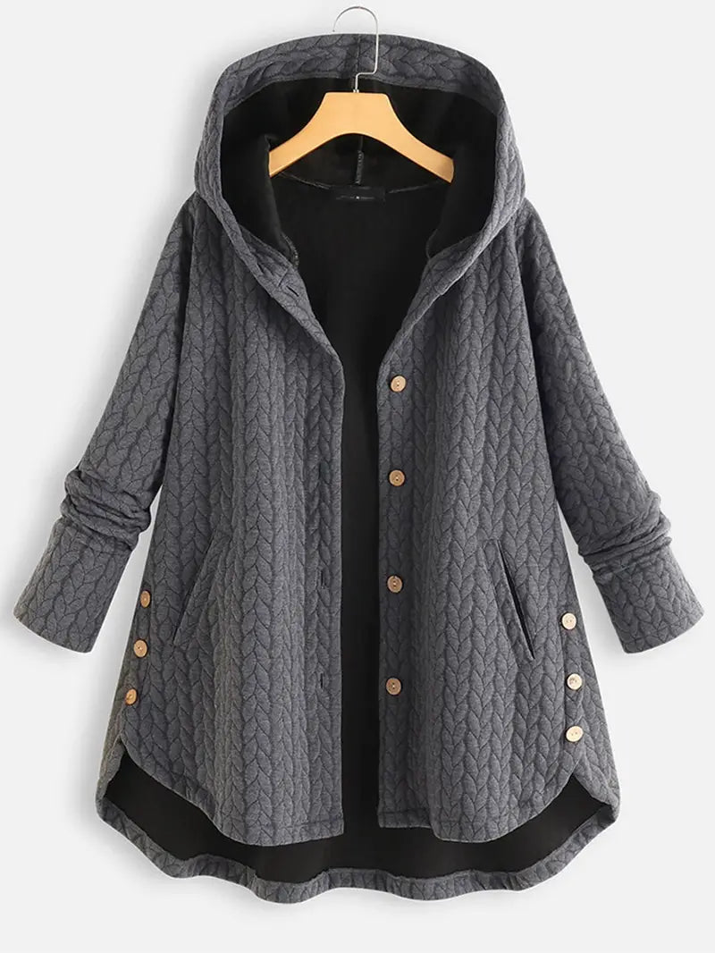 Donkere Winterjas voor Vrouwen Warm en Waterdicht
