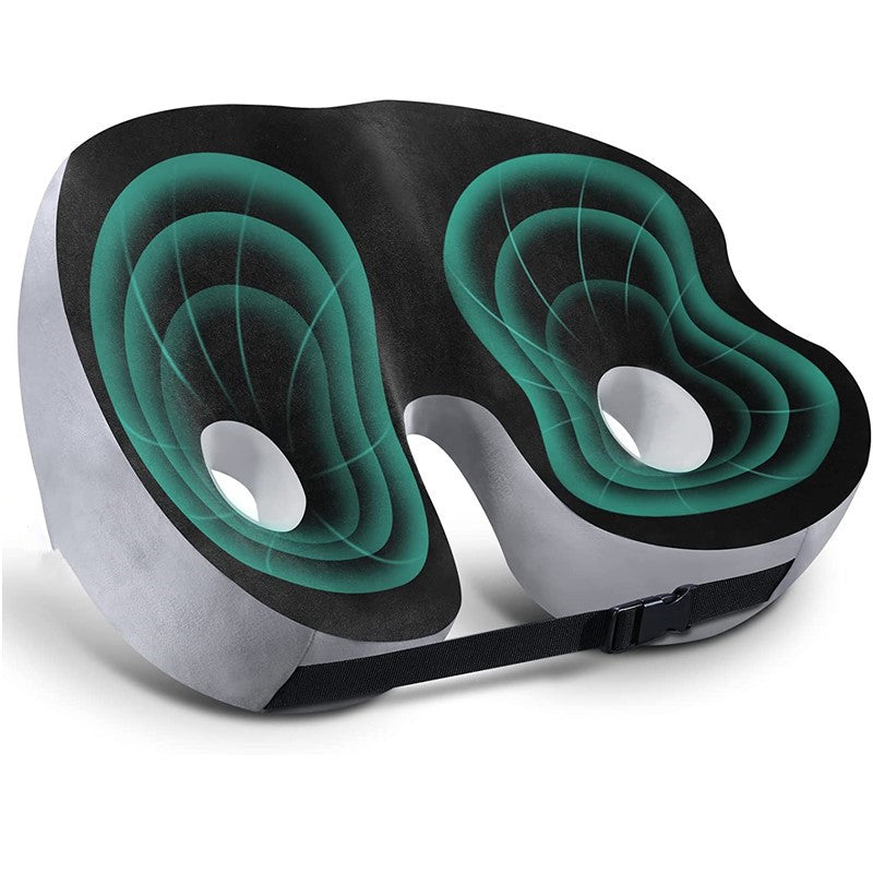 Ergonomisch zitkussen voor drukverlichting en ondersteuning van heupen, stuitje en onderrug