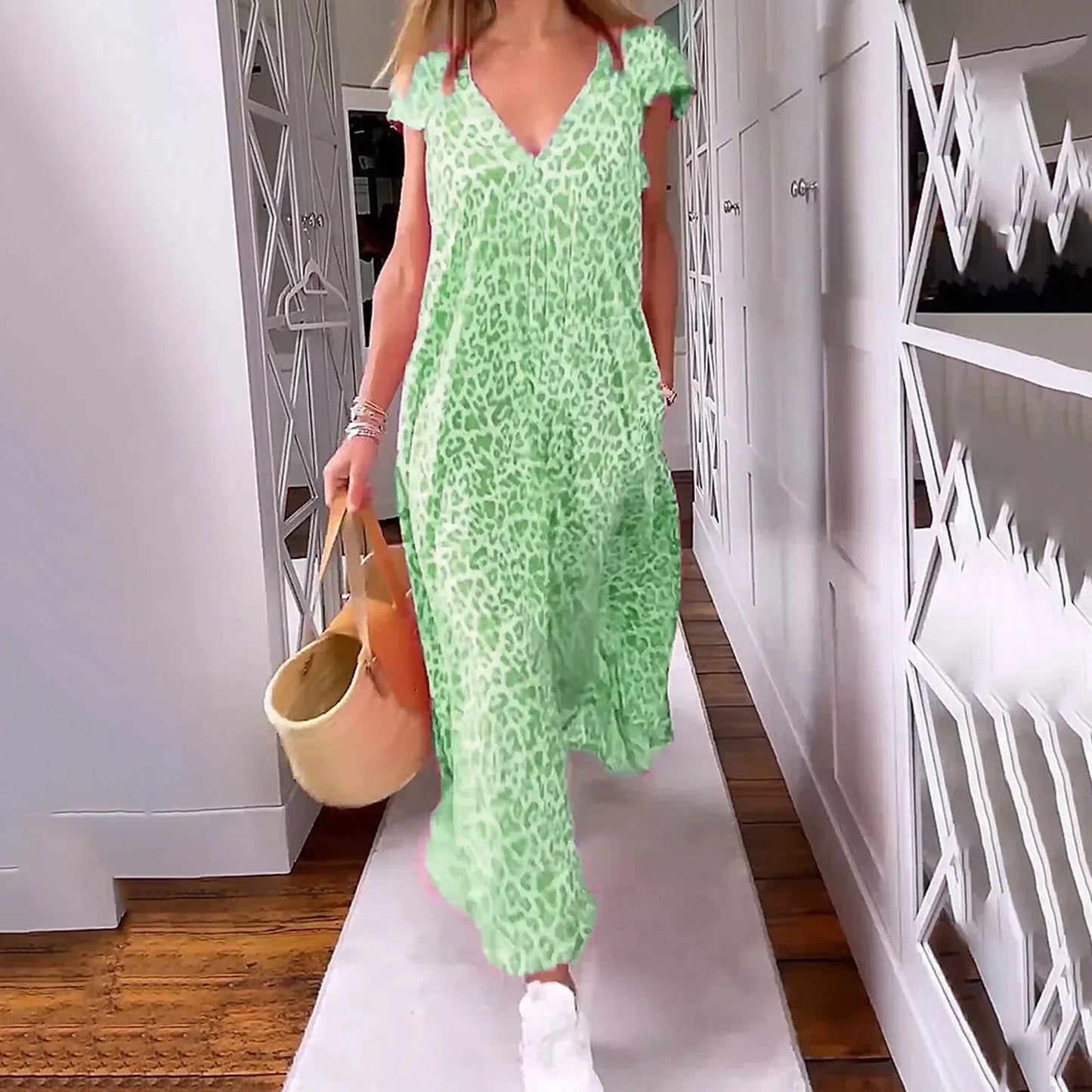 Damesjurk Zomerjurk Elegante Jurk voor Vrouw