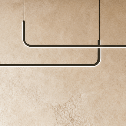 Lineaire LED Kroonluchter Met Modern Design En Warme Lichtbeleving
