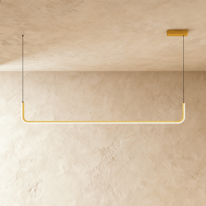 Lineaire LED Kroonluchter Met Modern Design En Warme Lichtbeleving