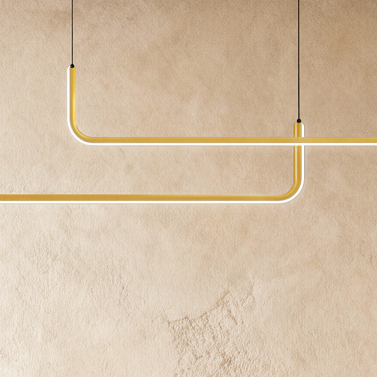 Lineaire LED Kroonluchter Met Modern Design En Warme Lichtbeleving