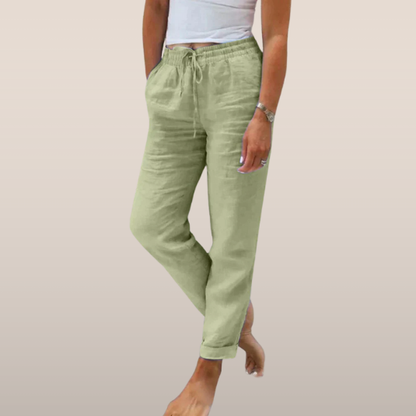 Elastische Zomerbroek Rechte Pijpen Comfortabel - StudioMarella