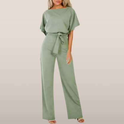 Laravie Jumpsuit Wijd Met Ceintuur Zomerjurk - StudioMarella