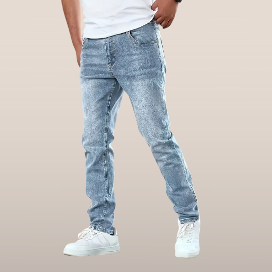 Heren Slimfit Jeans Comfortabele Stretch Denim - StudioMarella
