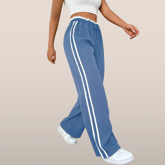 Dames Trainingsbroek Sportief Streep Patronen Joggingbroek - StudioMarella