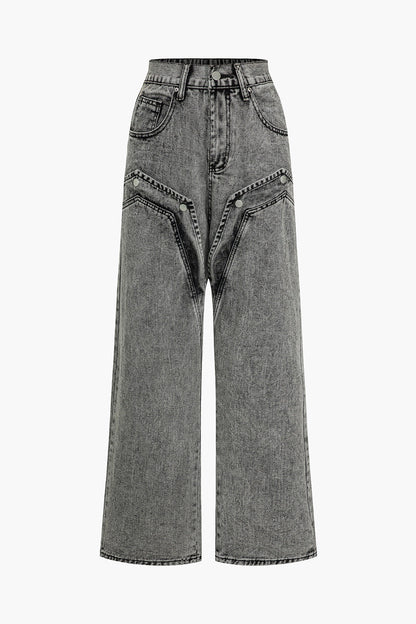 Vrouwelijke Wijde Broek Asymmetrisch Zomermodel - StudioMarella