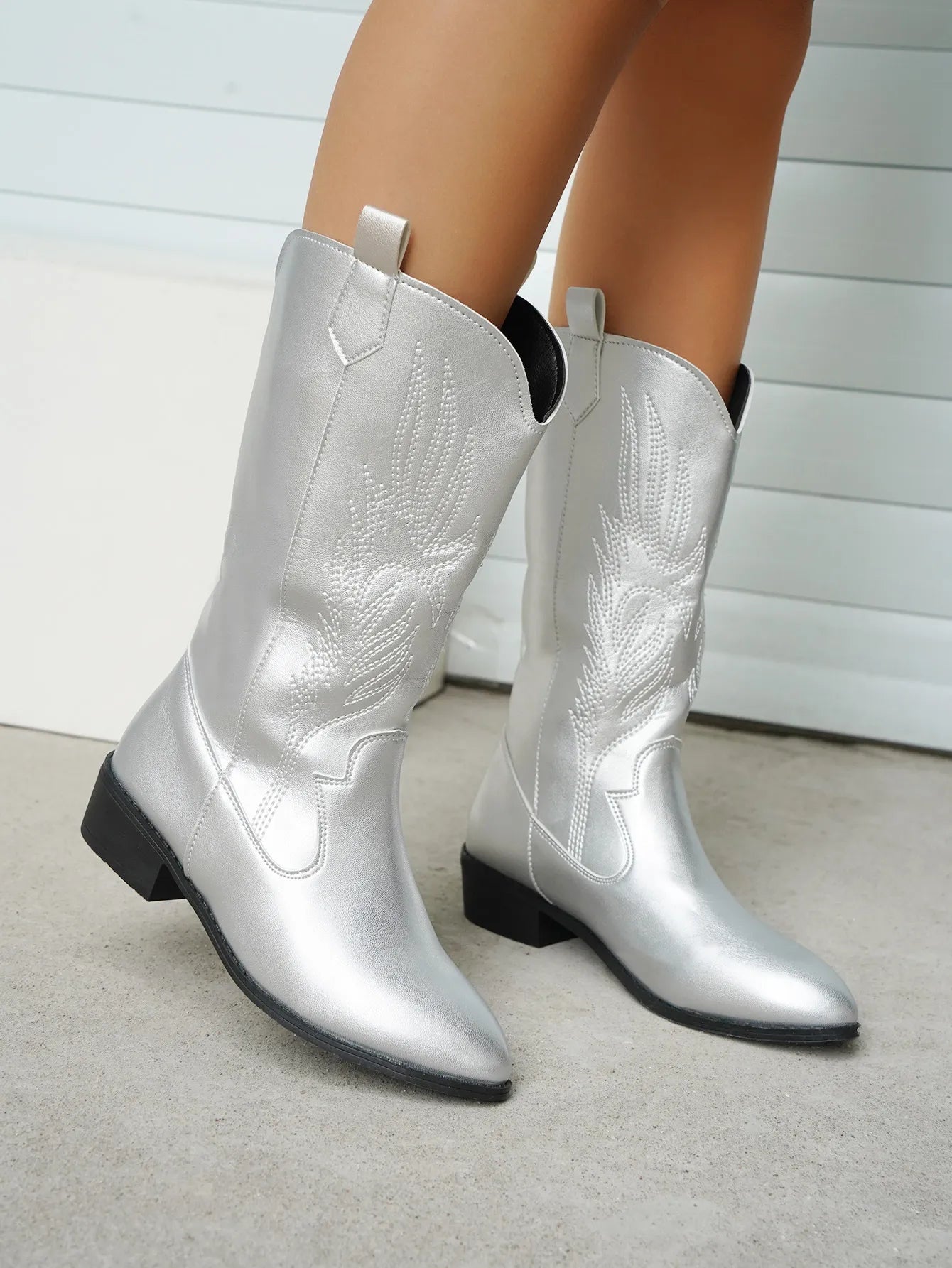 Cowboylaarzen PU Leer Comfortabele Zachte Voering