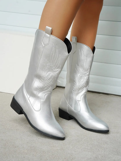 Cowboylaarzen PU Leer Comfortabele Zachte Voering