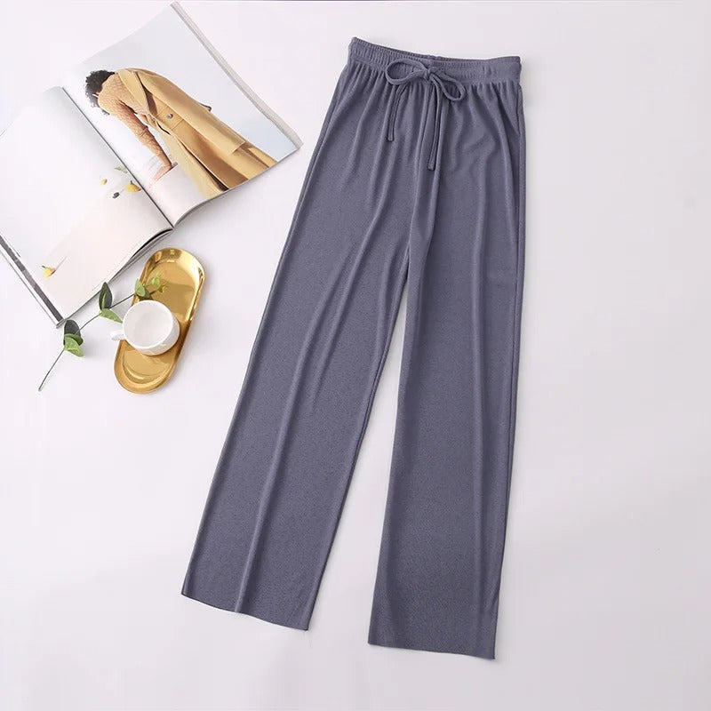 Zachte Gebreide Lounge Broek Comfortabel voor Thuis