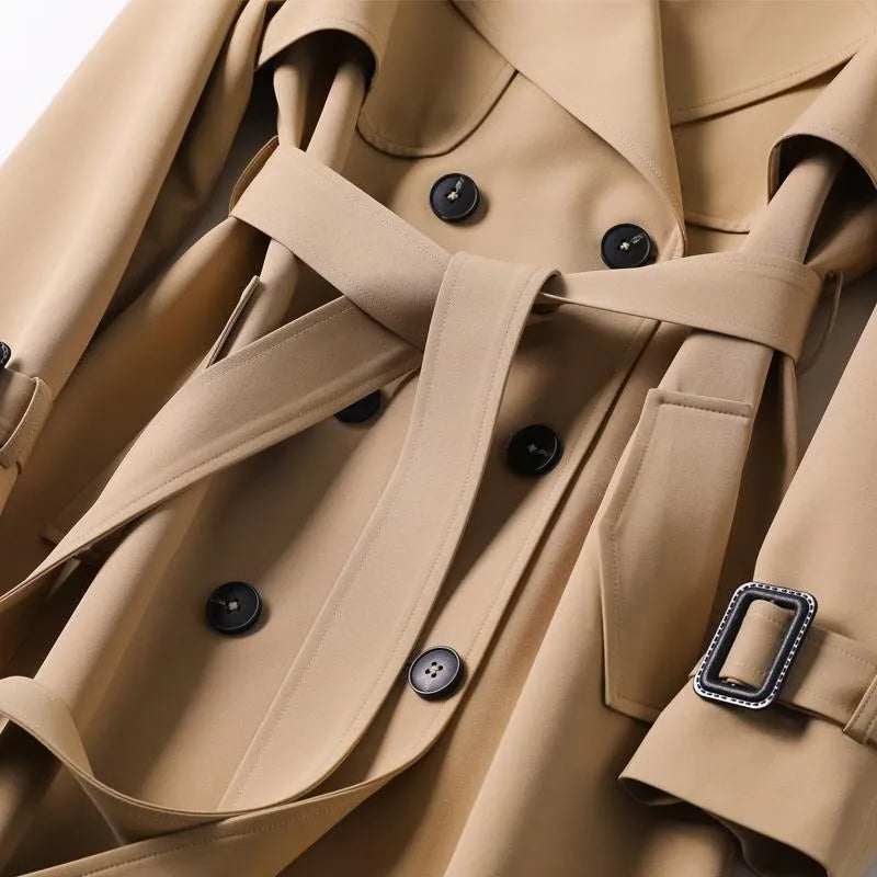 Trenchcoat voor Heren Elegante Stijl