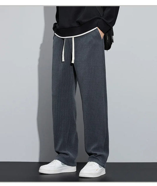 Herenbroek Zomer Wijde Broek met Trekkoord Comfortabel - StudioMarella