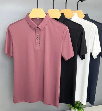 Heren Polo Shirt Kreukvrij Stretch Comfortabel