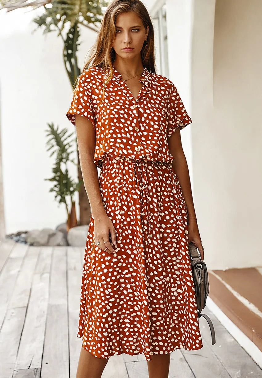 Midi Zomerjurk Luchtig en Comfortabel