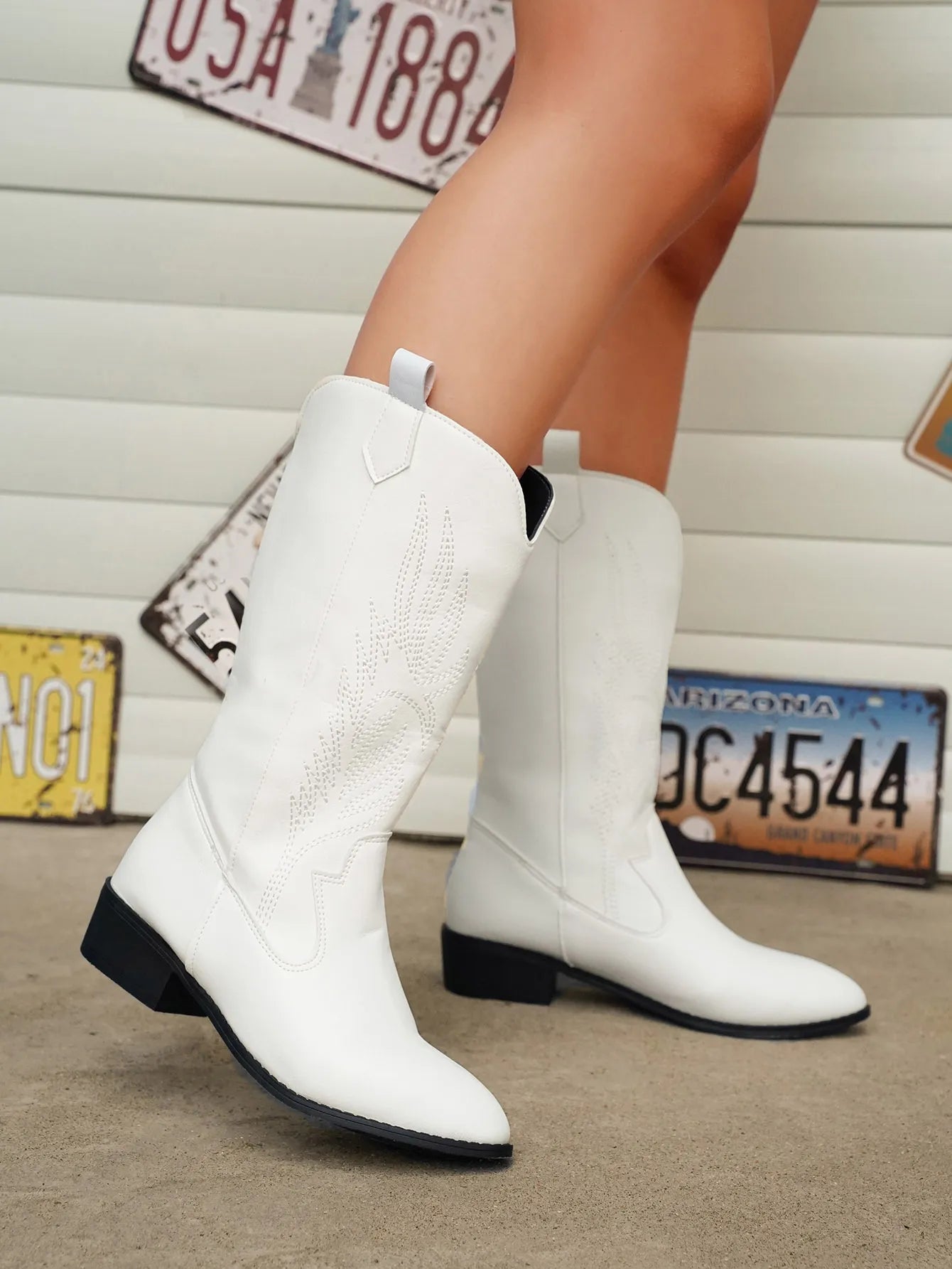Cowboylaarzen PU Leer Comfortabele Zachte Voering