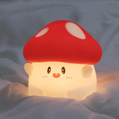 Kleurrijke LED Paddenstoel Nachtlamp met Squishy Materiaal voor Kinderkamer