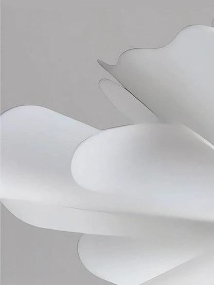 Handgemaakte Acryl Hanglamp Lotus Bloem Wit Scandinavisch Design