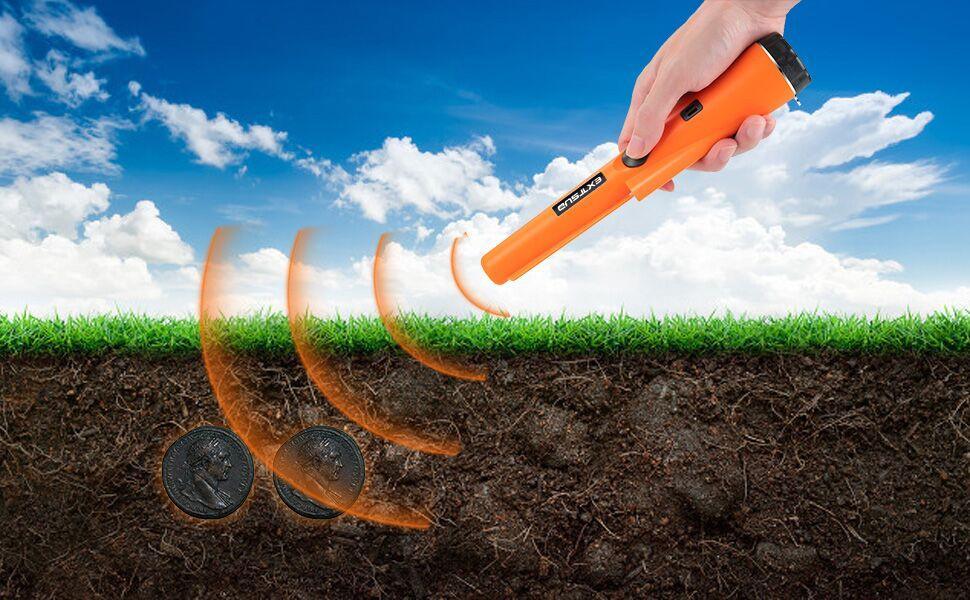 Professionele Metaaldetector Handheld IP66 Waterdicht Pinpointer Zoekgereedschap voor Outdoor Schatten