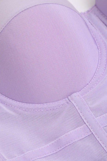 Bh-top met Beugelcups en Mesh voor Vrouw