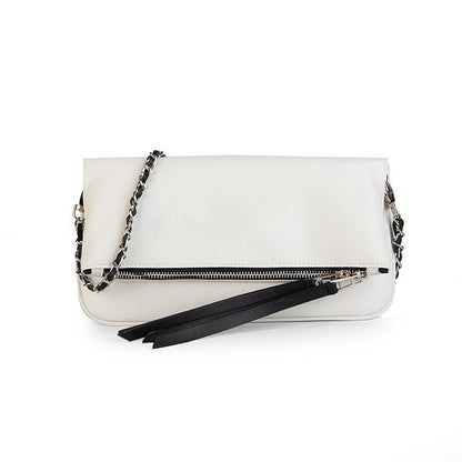 Dames Schoudertas met Ketting Overslag Modieus Leer