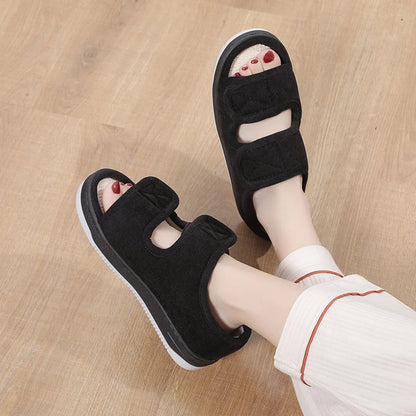 Verstelbare Sandalen Gevoelige Voeten Brede Pasvorm Zomerschoenen Comfortabel Dames Heren Dagelijks Gebruik