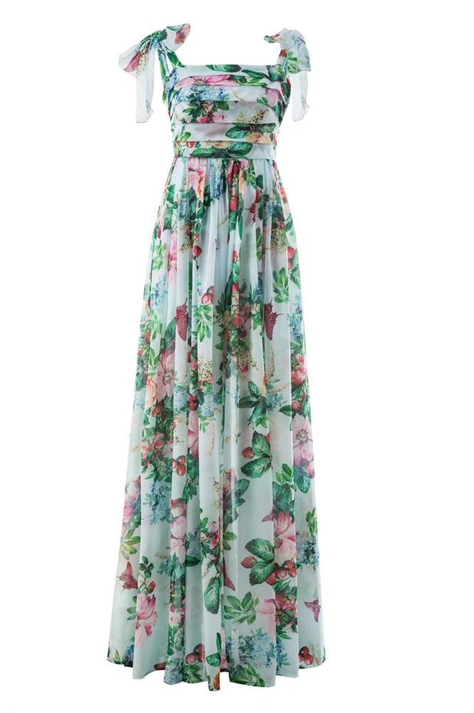 Maxi Jurk Mode Cecilie Stijl