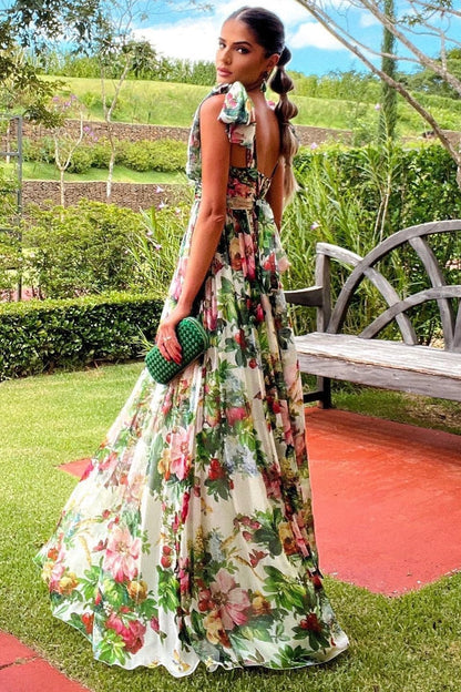 Maxi Jurk Mode Cecilie Stijl