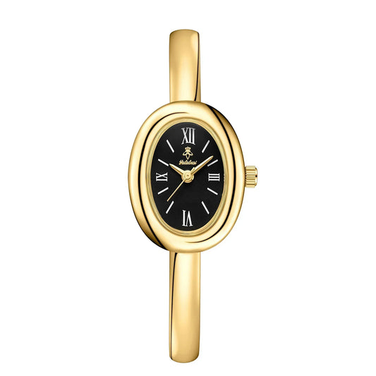 Ovale Armband Horloge – Modern & Klassiek Dameshorloge met Luxe Gouden Uitstraling