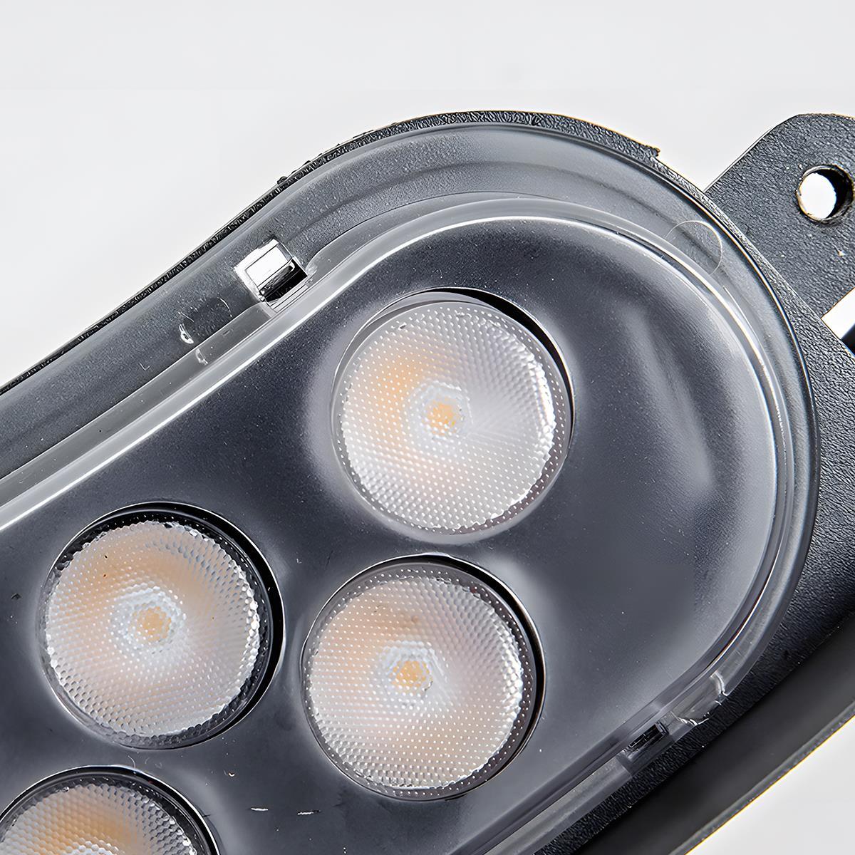 Tuinspot LED Boog Grondpen 12W Zwart Tuin Oprijlaan Boom Verlichting IP65 Landschapsverlichting Prikspot RGB Warmwit Buiten Spotlight