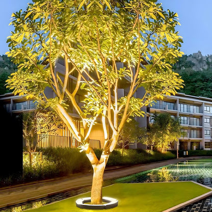 Tuinspot LED Boog Grondpen 12W Zwart Tuin Oprijlaan Boom Verlichting IP65 Landschapsverlichting Prikspot RGB Warmwit Buiten Spotlight
