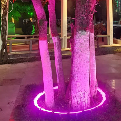 Tuinspot LED Boog Grondpen 12W Zwart Tuin Oprijlaan Boom Verlichting IP65 Landschapsverlichting Prikspot RGB Warmwit Buiten Spotlight