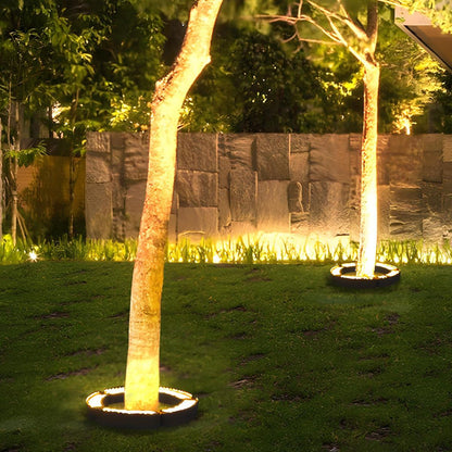 Tuinspot LED Boog Grondpen 12W Zwart Tuin Oprijlaan Boom Verlichting IP65 Landschapsverlichting Prikspot RGB Warmwit Buiten Spotlight