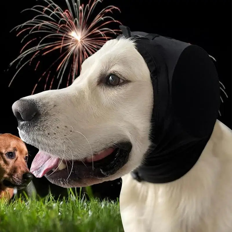 Hondenmuts voor Gehoorbescherming – Verstelbare Oorbeschermer voor Vuurwerk, Donder en Reizen