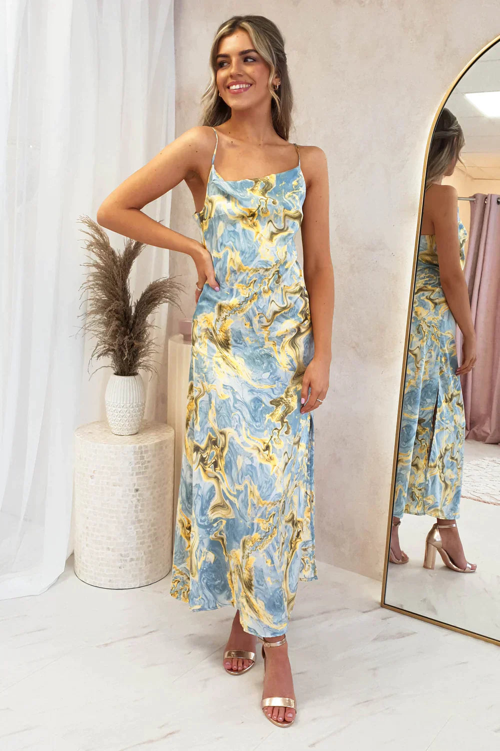 Vrouwelijke Bloemenjurk Elegante Zomerjurk voor Dames