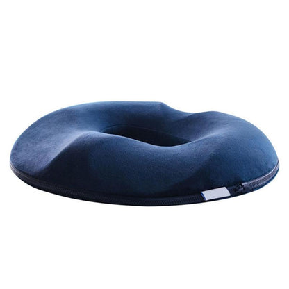 Memory Foam Zitkussen in Donutvorm – Verlichting voor Stuitbeen en Aambeien – Ergonomisch Zitcomfort