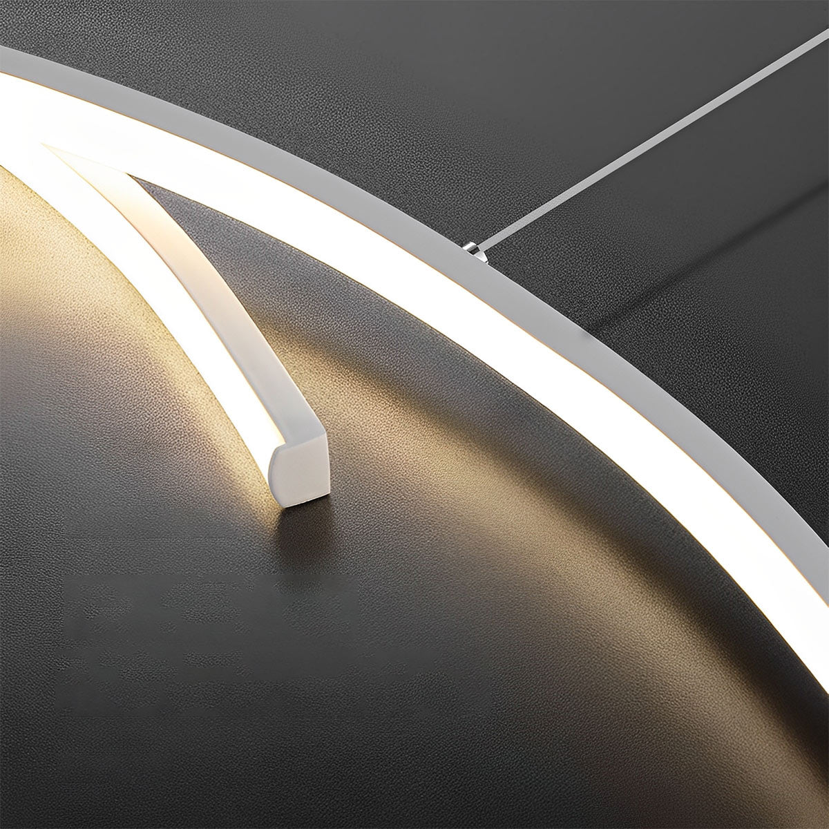 LED Hanglamp Golf Aluminium Zwart Dimbaar Eetkamer Woonkamer Golvende Hanglamp Eettafel Café Pendel Modern