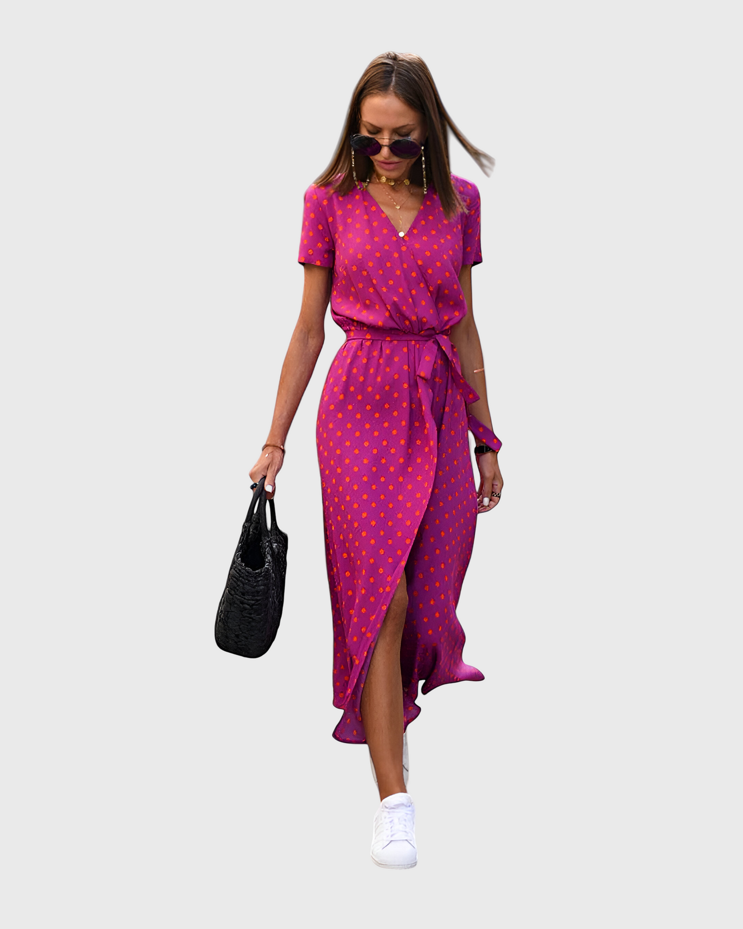 Dames Elegante Zomerjurk Soepele Pasvorm
