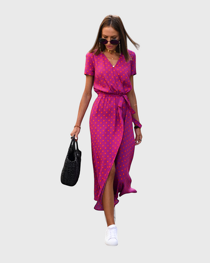 Dames Elegante Zomerjurk Soepele Pasvorm