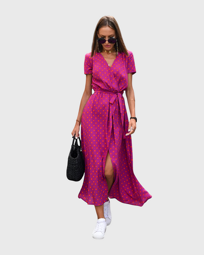 Dames Elegante Zomerjurk Soepele Pasvorm