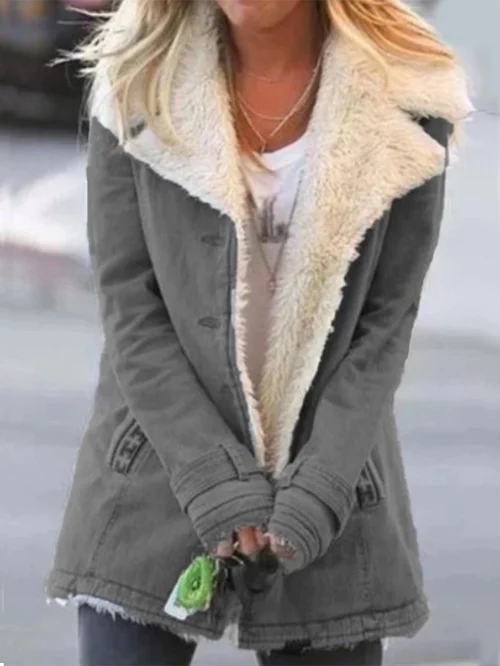 Leren Jas | Luxe Shearling Winterjas voor Dames