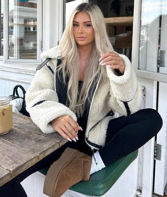 Dames Fleece Jas Warm en Comfortabel