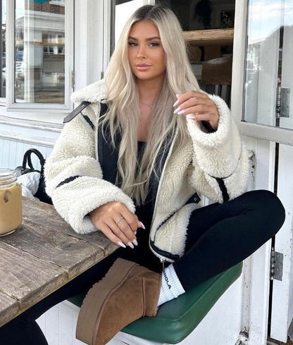 Dames Fleece Jas Warm en Comfortabel