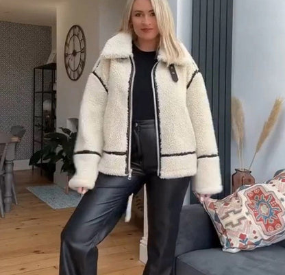 Dames Fleece Jas Warm en Comfortabel